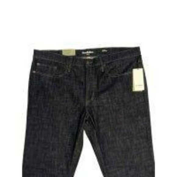 NWT Men's Straight Fit Jeans Dark Blue-028035 - Picture 1 of 3